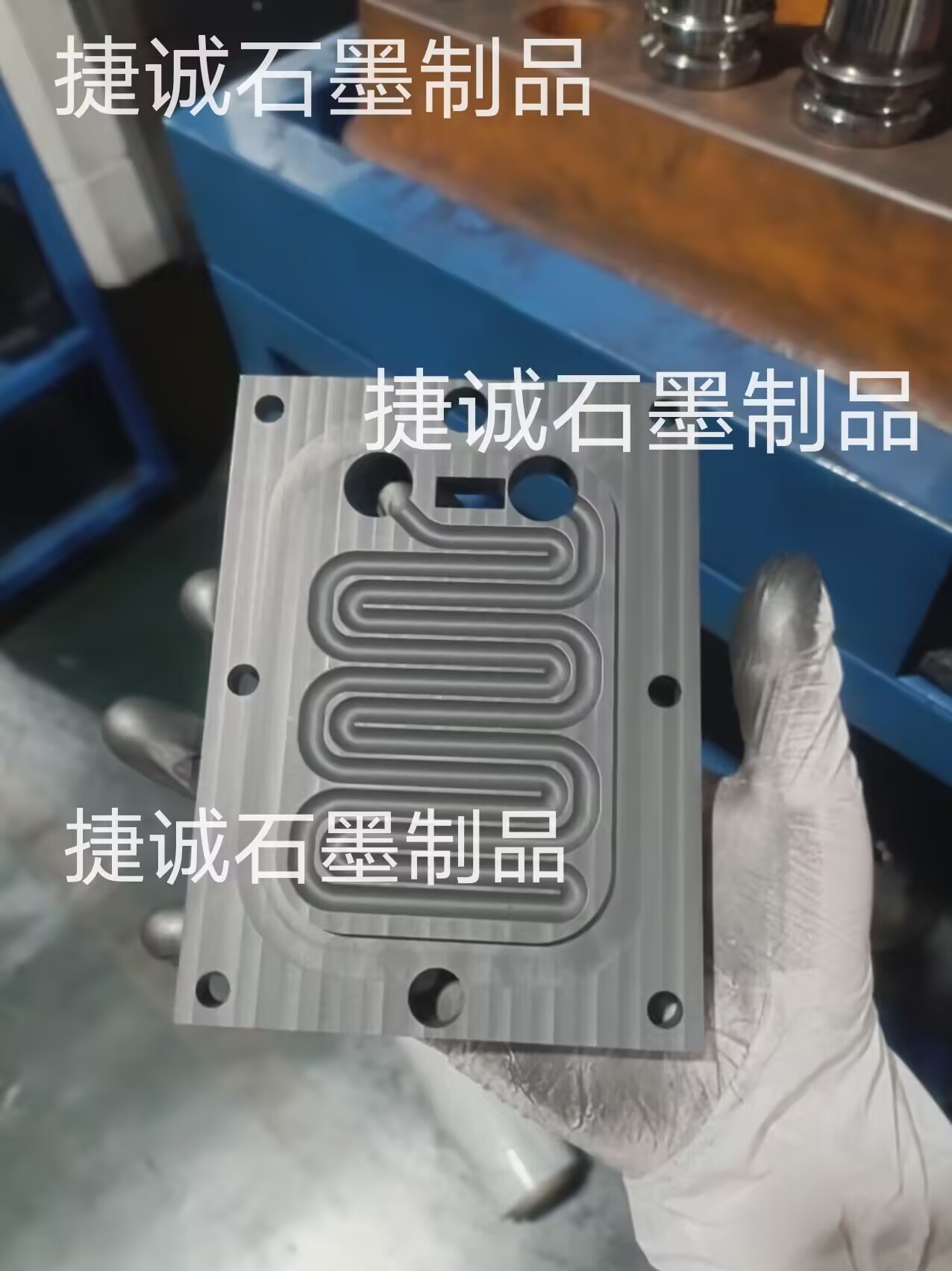 液冷板钎焊石墨模具，钎焊式水冷板工装夹具，钎焊石墨模具，铝板结构水冷板钎焊石墨模具，水冷板钎焊石墨模具，AL6061水冷板真空钎焊石墨模具，石墨钎焊工装夹具